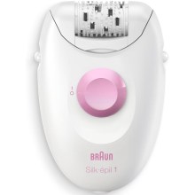 Μηχανή Αποτρίχωσης για το Σώμα BRAUN SE1-010 Silk Epil 1 με Σύστημα 20 Τσιμπίδων και Άκρες SoftLift Tips Ιδανική και για Ευαίσθητες Περιοχές