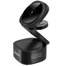 Επιτραπέζιος Φορτιστής 5 σε 1 Energizer WCP311 65W με 1xUSB-C 65W 1xUSB-A 18W και Ασύρματη Φόρτιση 15W Μάυρος