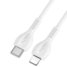 Καλώδιο Σύνδεσης και Φόρτισης A45 Power USB-C σε Lightning Fast Charging 30W 3A Λευκό 1m
