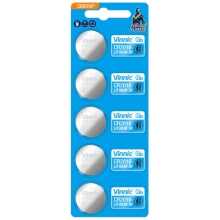 Buttoncell Lithium Vinnic CR2016 3V Τεμ. 5