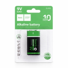 Μπαταρία Power Alkaline Hoco. DLR05 6LR61 size 9V Τεμ. 1