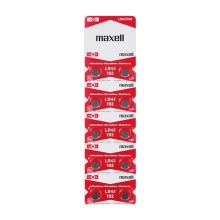 Buttoncell Maxell LR41 AG3 1.5V Τεμ. 10 με Διάτρητη Συσκευασία