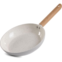 Τηγάνι Κεραμικό Αντικολλητικό 24cm CERAMIC Lamart LT1315 Λευκό