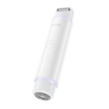 Hoco HP81 Επαναφορτιζόμενο Ladies Shaver 2 σε 1 6000rpm 400mAh IPX6 Κατάλληλο για Χρήση σε όλο το Σώμα Λευκό