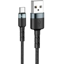 Καλώδιο Hoco. SU99 USB σε USB-C Fast Charging 3A Braided Μαύρο 1m