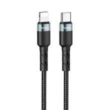 Καλώδιο Hoco. SU99 Pro USB-C σε Lightning Fast Charging PD27W Braided Μαύρο 2m