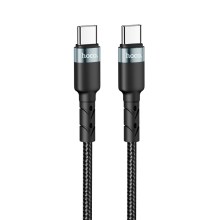 Καλώδιο Hoco. SU99 Max USB-C σε USB-C Fast Charging 60W Braided Μαύρο 1m