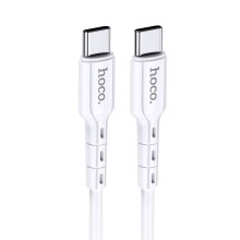 Καλώδιο Hoco. DU01 Novel USB-C σε USB-C Fast Charging 60W 3A Λευκό 1m