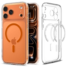 Θήκη Spigen Ultra Hybrid Magsafe για iPhone Apple 17 Pro Max Διάφανο-Πορτοκαλί