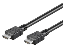GOOBAY καλώδιο HDMI με Ethernet 58439, HDR, 30AWG, 4K, 1m, μαύρο
