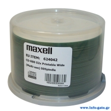 MAXELL CD-R 624042, 700ΜΒ, 80min, 52x speed, spindle, 50τμχ