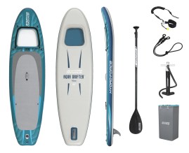 BESTWAY φουσκωτή σανίδα SUP Aqua Drifter View 6532H με διάφανο παράθυρο, 335x91.5x15cm, μπλε
