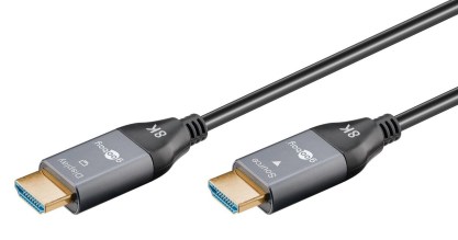 GOOBAY καλώδιο HDMI 2.1 76278 με Ethernet, AOC, 8K/60Hz, 48 Gbps, 50m, μαύρο