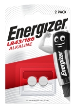ENERGIZER αλκαλικές μπαταρίες LR43/186, 1.5V, 2τμχ