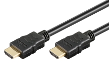 GOOBAY καλώδιο HDMI 80103 με Ethernet, soft, 4K/60Hz, 18 Gbps, 2m, μαύρο