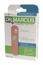 DR.MARCUS αυτοκόλλητα επιθέματα Resistente Medio, 19 x 72mm, 12τμχ
