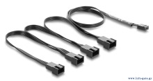 DELOCK καλώδιο 1x 4pin PWM σε 4x 4pin PWM 84540 για ανεμιστήρες, 40cm