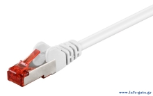 GOOBAY καλώδιο δικτύου 93508, CAT 6 S/FTP, copper, 250MHz, 30m, λευκό