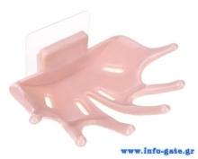 Βάση σαπουνιού BTHU-0007, πλαστική, ροζ