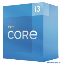 INTEL CPU Core i3-12100, 4 Cores, 3.30GHz, 12MB Cache, LGA1700