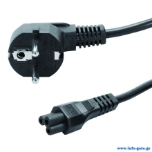POWERTECH καλώδιο ρεύματος 3pin για laptop CAB-P005, 3x 0.3mm², 1.5m