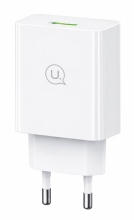 USAMS φορτιστής τοίχου T22, 1x USB, QC3.0 18W 3A, λευκός
