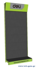 DELI stand προβολής DL-DJ618 με γάντζους, 100 x 45 x 240cm
