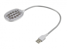 ESPERANZA USB LED φακός EA120 για laptop, 13 LED, ασημί