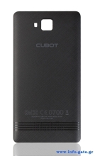CUBOT back cover για smartphone Echo, μαύρο