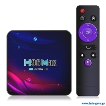 Smart TV Box H96 Max V11, 4K, RK3318, 4/32GB, WiFi 2.4/5GHz, Android 11