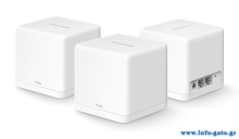 MERCUSYS Mesh Wi-Fi System Halo H30G, 1.3Gbps Dual Band, 3τμχ, Ver. 1.0