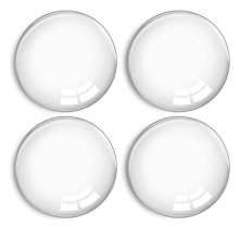 HOME USE στοπ πόρτας HUH-0263, αυτοκόλλητο, PU πλαστικό, 40x8mm, διάφανο, 4τμχ