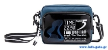 SUPER FIVE τσάντα ώμου K00111-BL, μπλε