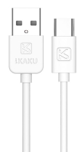 KAKUSIGA καλώδιο USB-C σε USB KSC-332, 2.4A, 480Mbps, 2m, λευκό
