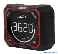 UNI-T ψηφιακό γωνιόμετρο laser LM320E, 4x90°, μαγνητικό σώμα, 1000mAh