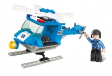 SLUBAN Τουβλάκια Town, Police Helicopter M38-B0175, 85τμχ
