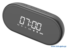 BASEUS ξυπνητήρι ENCOK NGE09-01, Bluetooth 4.2, 1500mAh, μαύρο