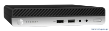 HP PC ProDesk 400 G3 Micro, Refurbished Grade A Repainted, i5-7500T, 8/128GB SSD, FreeDOS