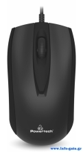 POWERTECH ενσύρματο ποντίκι PT-968, οπτικό, 1000DPI, μαύρο