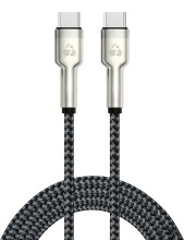 POWERTECH καλώδιο USB-C PTR-0198, PD 60W, 480Mbps, 1m, μαύρο