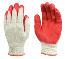 Γάντια εργασίας REK11, αντιολισθητικά, γκρι-κόκκινο