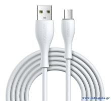 JOYROOM καλώδιο USB σε Micro USB S-1030M8, 2.4A, 1m, λευκό