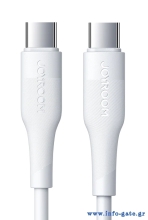 JOYROOM καλώδιο USB-C S-1230M3, 60W PD, 1.2m, λευκό