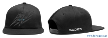 SADES καπέλο τύπου τζόκεϊ SA-CAP, μαύρο