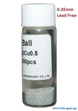 Solder Balls 0.35mm, Lead Free, 25k