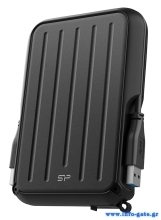 SILICON POWER εξωτερικός HDD Armor A66, 1TB, USB 3.2, μαύρος