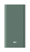 SILICON POWER power bank QP60 10000mAh, 2x USB & USB Type-C 18W, πράσινο