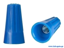 Σύνδεσμος καλωδίου twist-on P2 TOOL-0083, Φ9.9mmx17.7mm, μπλε, 25τμχ