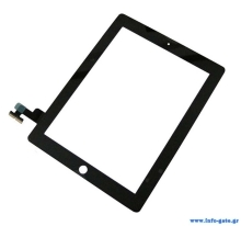 Touch Panel - Digitizer High Copy for iPad 2, with tape, Black