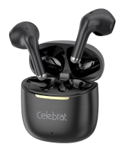 CELEBRAT earphones με θήκη φόρτισης W79, True Wireless, 13mm, 30/300mAh, μαύρα